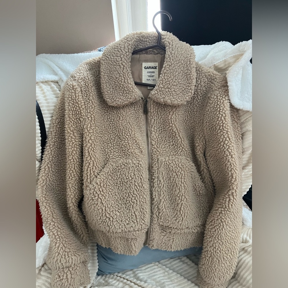 Garage Sherpa zip up jacket